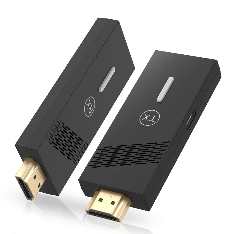 2026 Wireless HDMI Transmitter and Receiver factory manufacturer 328FT/100M,4K Decode 1080P Output Wireless HDMI Extender,2.4G/5G Plug&Play Portable Wireless,for Streaming Video and Audio to Monitor from Laptop/TV Box