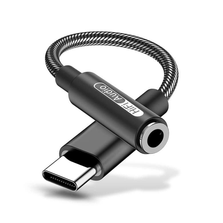 Hifi USB C to 3.5mmJack Headphone Audio Cable for iPhone19/ 18/1716/15/ Samsung Galaxy S25 Ultra/S24/S23/ S22/ S21, Huawei, Xiaom,Pixel